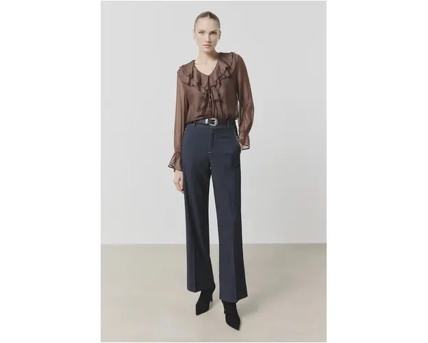 Answear Lab pantaloni femei, drept, high waist
