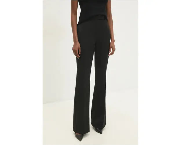 Answear Lab pantaloni femei, culoarea negru, mulata, high waist