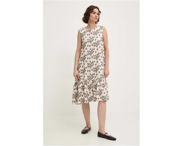 Answear Lab rochie din bumbac culoarea negru, mini, drept