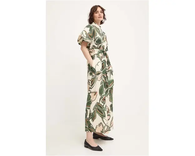 Answear Lab rochie culoarea bej, maxi, oversize