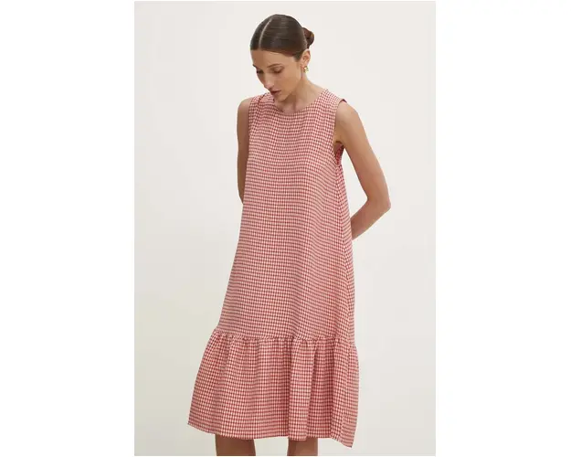 Answear Lab rochie culoarea rosu, mini, evazati