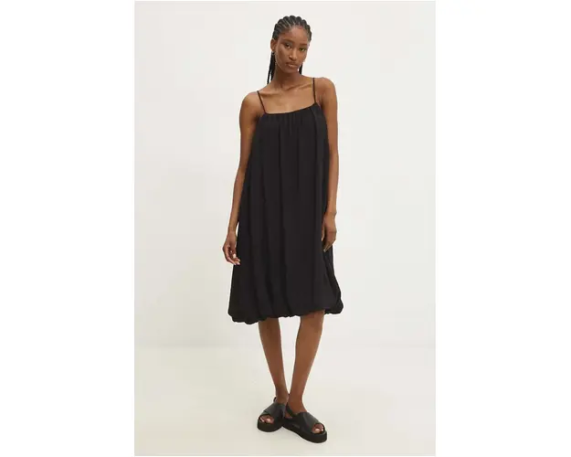 Answear Lab rochie culoarea negru, mini, evazati