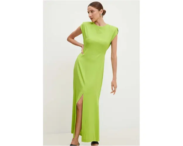 Answear Lab rochie culoarea verde, midi, drept