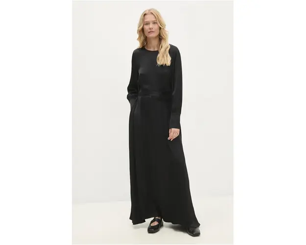 Answear Lab rochie culoarea negru, maxi, drept