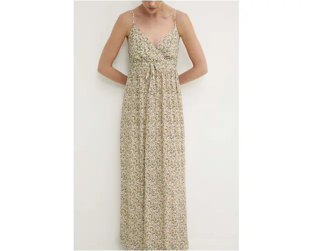 Answear Lab rochie culoarea galben, maxi, evazati