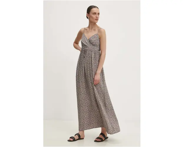Answear Lab rochie culoarea negru, maxi, evazati