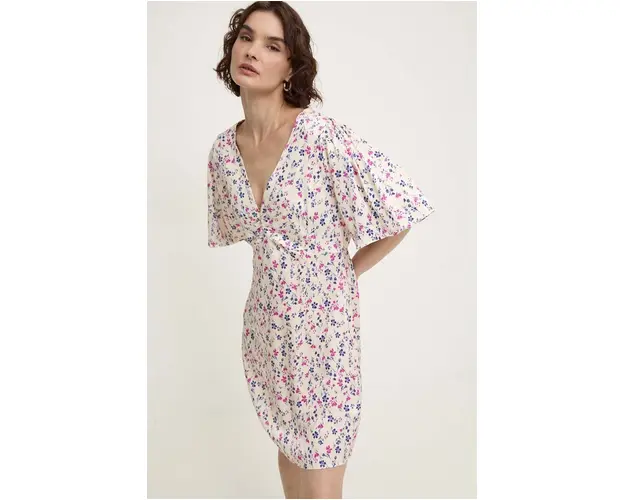 Answear Lab rochie culoarea bej, mini, drept