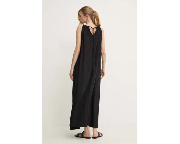 Answear Lab rochie culoarea negru, maxi, evazati