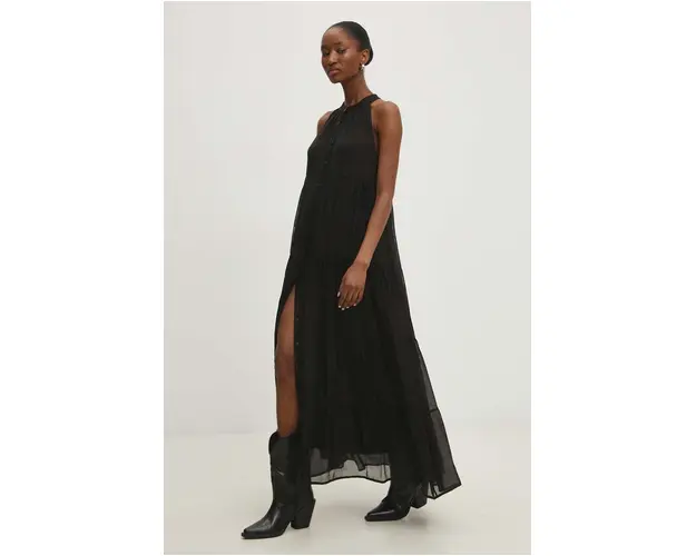 Answear Lab rochie culoarea negru, mini, evazati