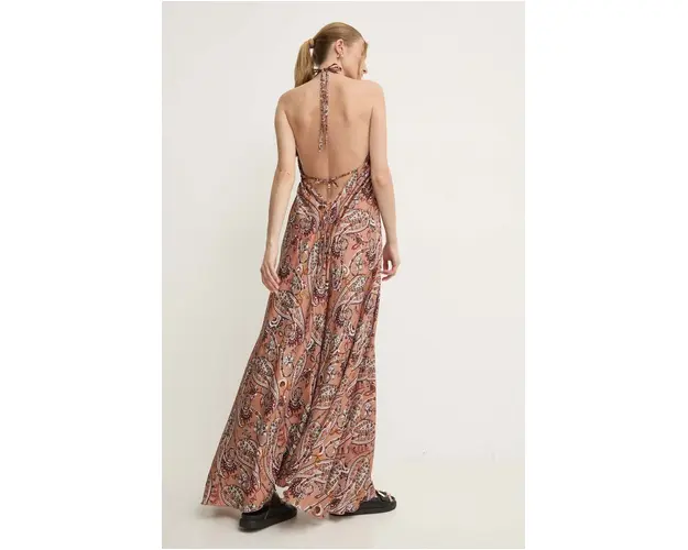 Answear Lab rochie culoarea rosu, maxi, evazati