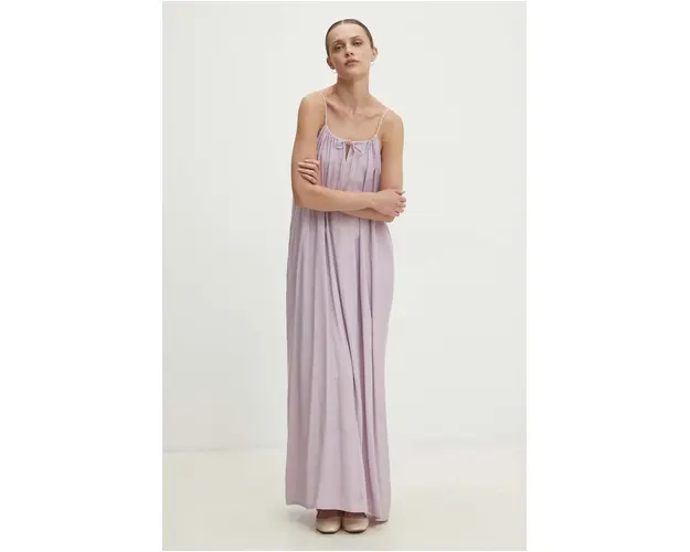 Answear Lab rochie culoarea violet, maxi, oversize
