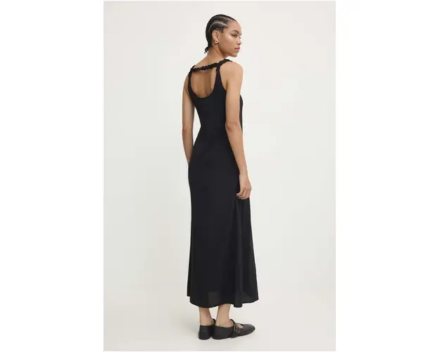 Answear Lab rochie culoarea negru, maxi, evazati