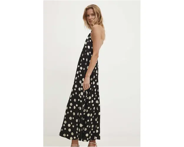 Answear Lab rochie culoarea negru, maxi, evazati