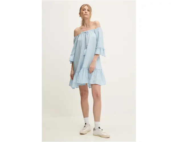 Answear Lab rochie din bumbac mini, evazati