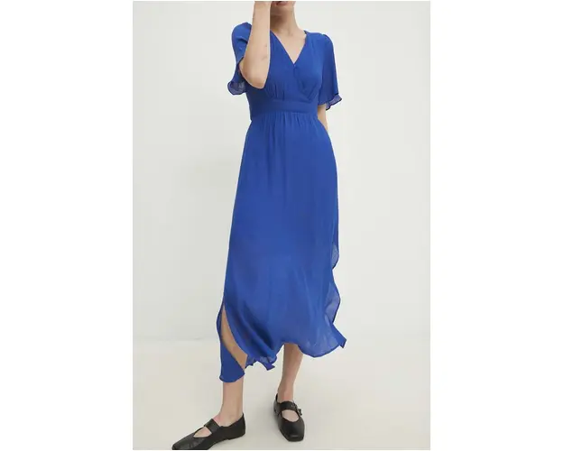 Answear Lab rochie din in maxi, evazati