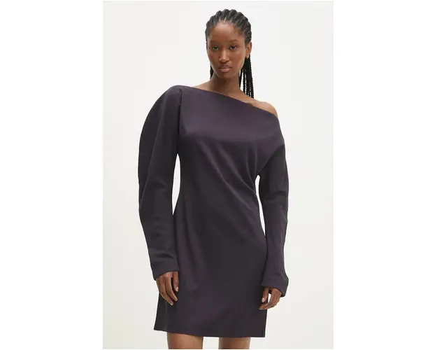 Answear Lab rochie culoarea violet, mini, evazati