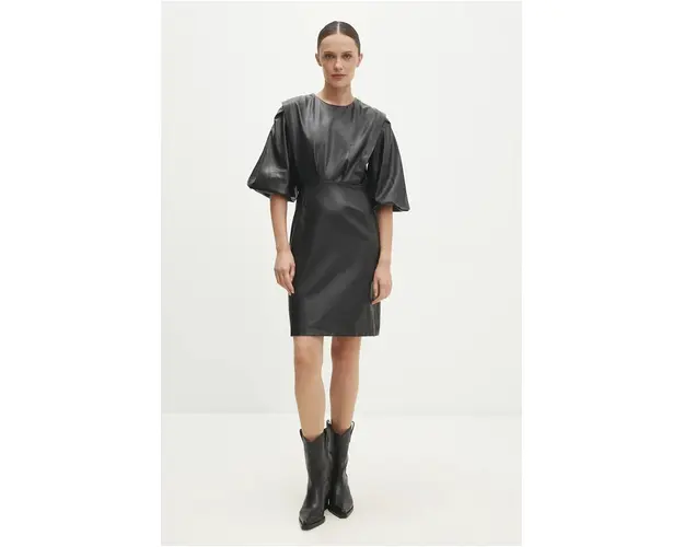 Answear Lab rochie culoarea negru, mini, evazati