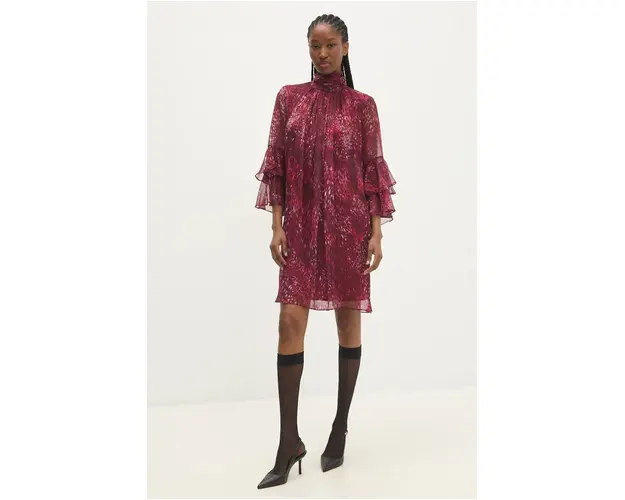Answear Lab rochie culoarea rosu, mini, drept