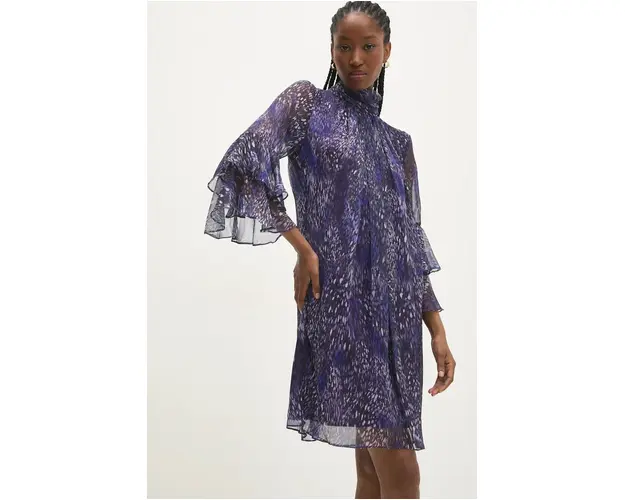 Answear Lab rochie culoarea violet, mini, drept