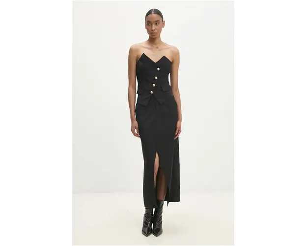 Answear Lab compleu femei, culoarea negru
