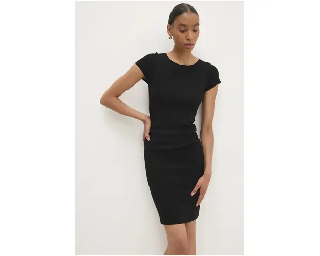 Answear Lab rochie culoarea negru, mini, mulata