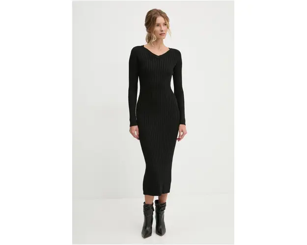Answear Lab rochie culoarea negru, mini, mulata