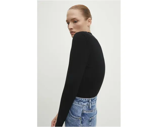 Answear Lab pulover de casmir culoarea negru, light