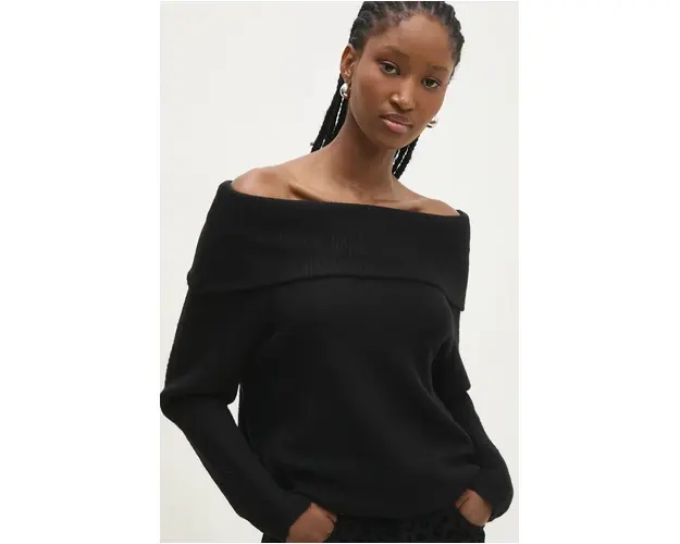 Answear Lab pulover femei, culoarea negru