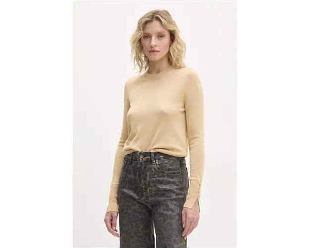 Answear Lab pulover femei, culoarea maro, light