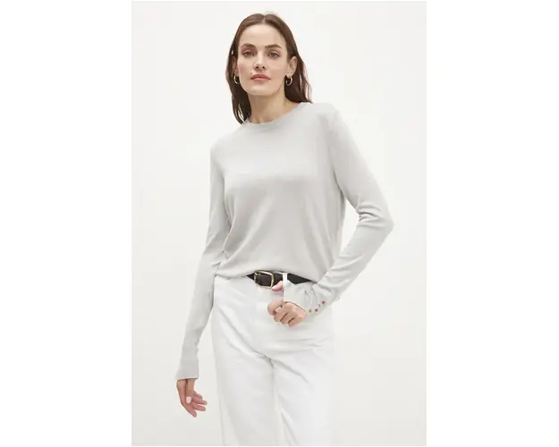 Answear Lab pulover femei, culoarea gri, light