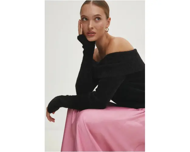 Answear Lab pulover femei, culoarea negru