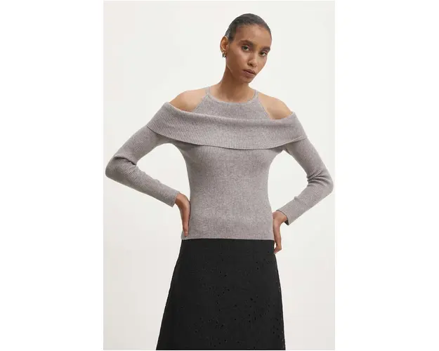 Answear Lab pulover femei, culoarea gri, light
