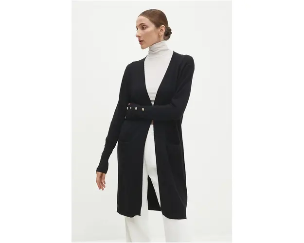 Answear Lab cardigan femei, culoarea negru