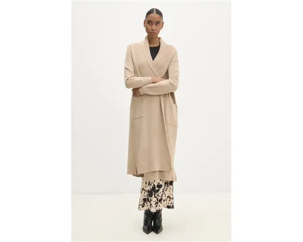 Answear Lab cardigan femei, culoarea maro
