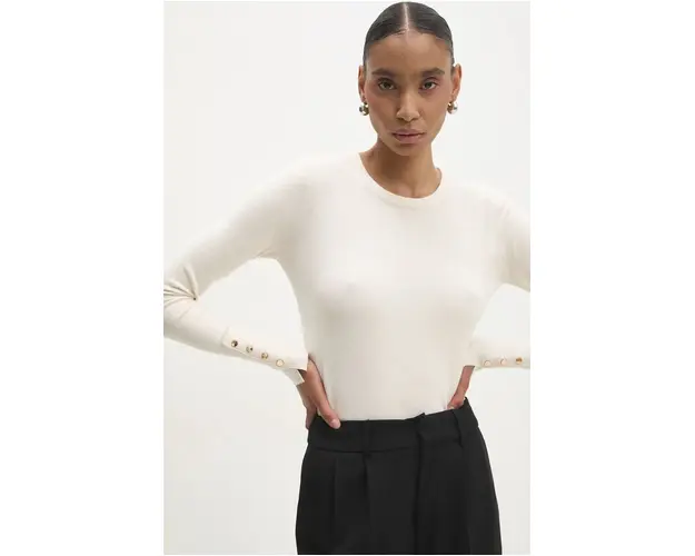 Answear Lab pulover femei, culoarea bej, light