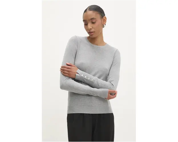 Answear Lab pulover femei, culoarea gri, light