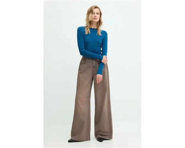 Answear Lab pulover femei, light, cu turtleneck