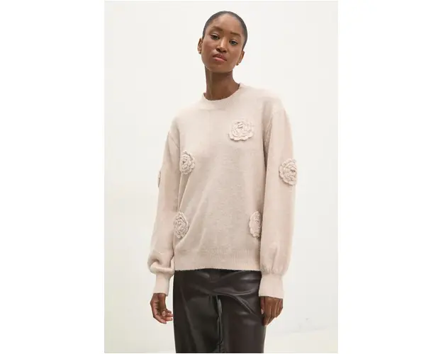 Answear Lab pulover femei, culoarea bej, light