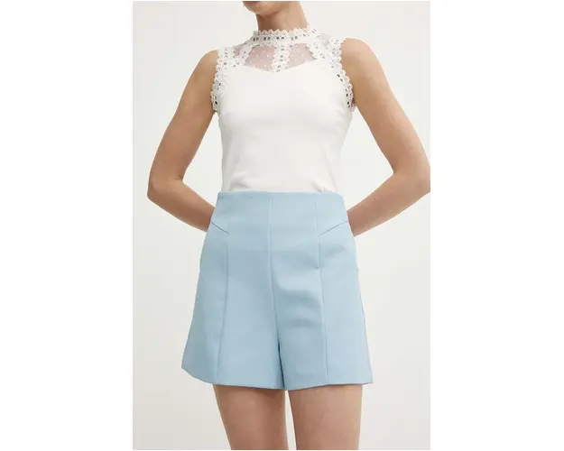 Answear Lab pantaloni scurti femei, neted, high waist
