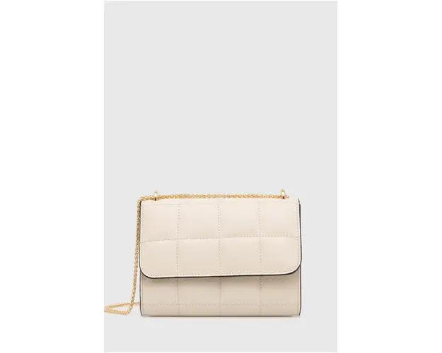 Answear Lab poseta de piele culoarea bej