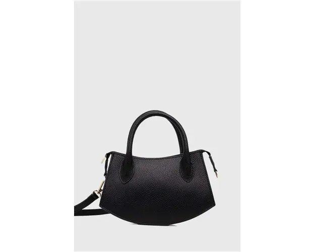 Answear Lab poseta de piele culoarea negru