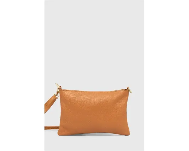 Answear Lab poseta de piele culoarea maro