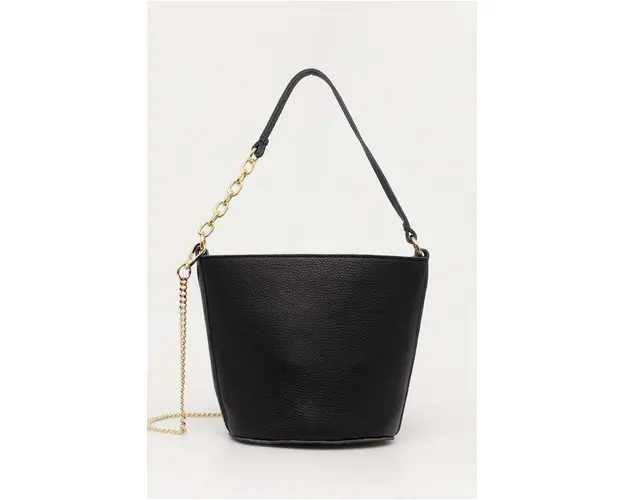 Answear Lab poseta de piele culoarea negru