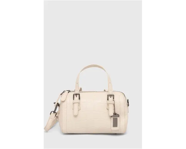 Answear Lab poseta de piele culoarea bej