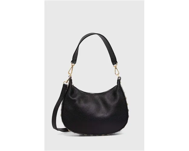 Answear Lab poseta de piele culoarea negru