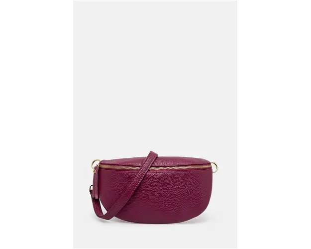 Answear Lab borseta de piele culoarea bordo
