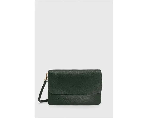 Answear Lab poseta de piele culoarea verde