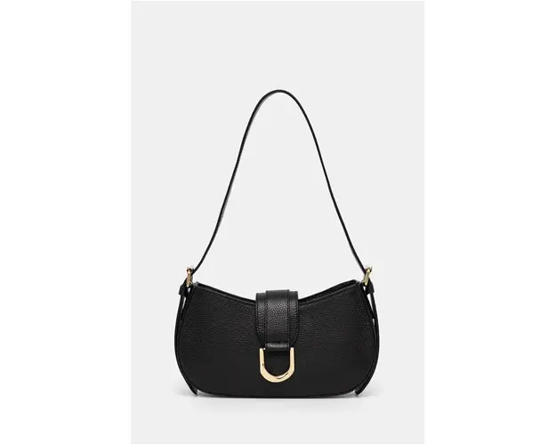 Answear Lab poseta de piele culoarea negru