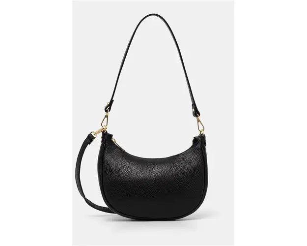 Answear Lab poseta de piele culoarea negru