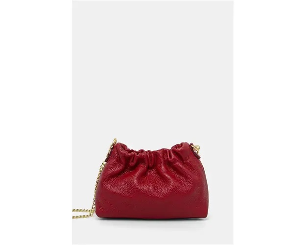 Answear Lab poseta de piele culoarea rosu